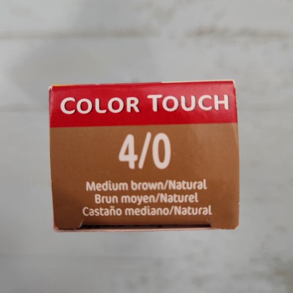 Wella Color Touch‎ 4/0 Medium Brown/Natural Demi-permanent Hair Color 2oz - Picture 2 of 5